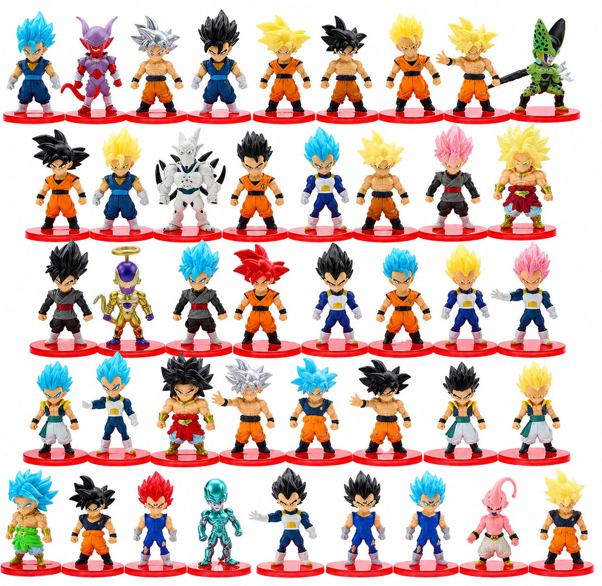 Pack de 21 Figuras | Dragon Ball  3 cm