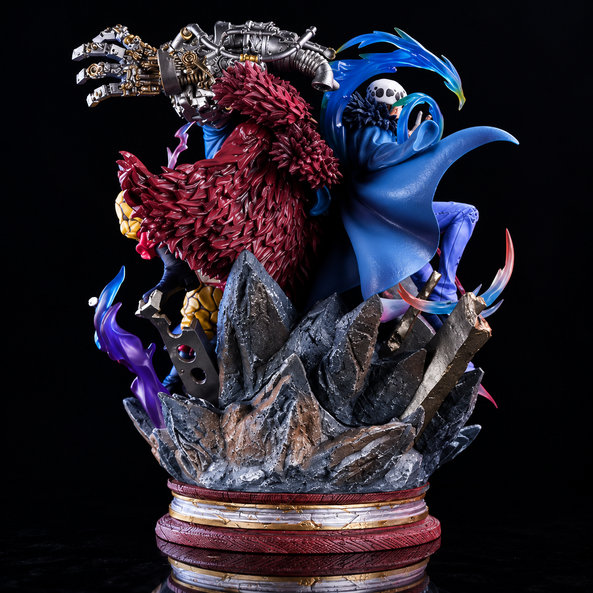 Luffy y Trafalgar Law | Figura One Piece LX Tres Capitanes PVC 23 cm