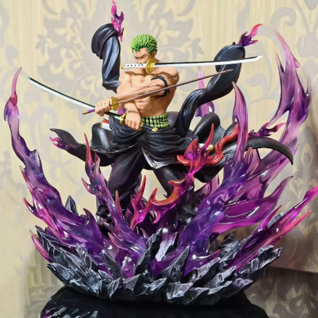 Zoro | Furia Violeta | Figura One Piece PVC 15 cm
