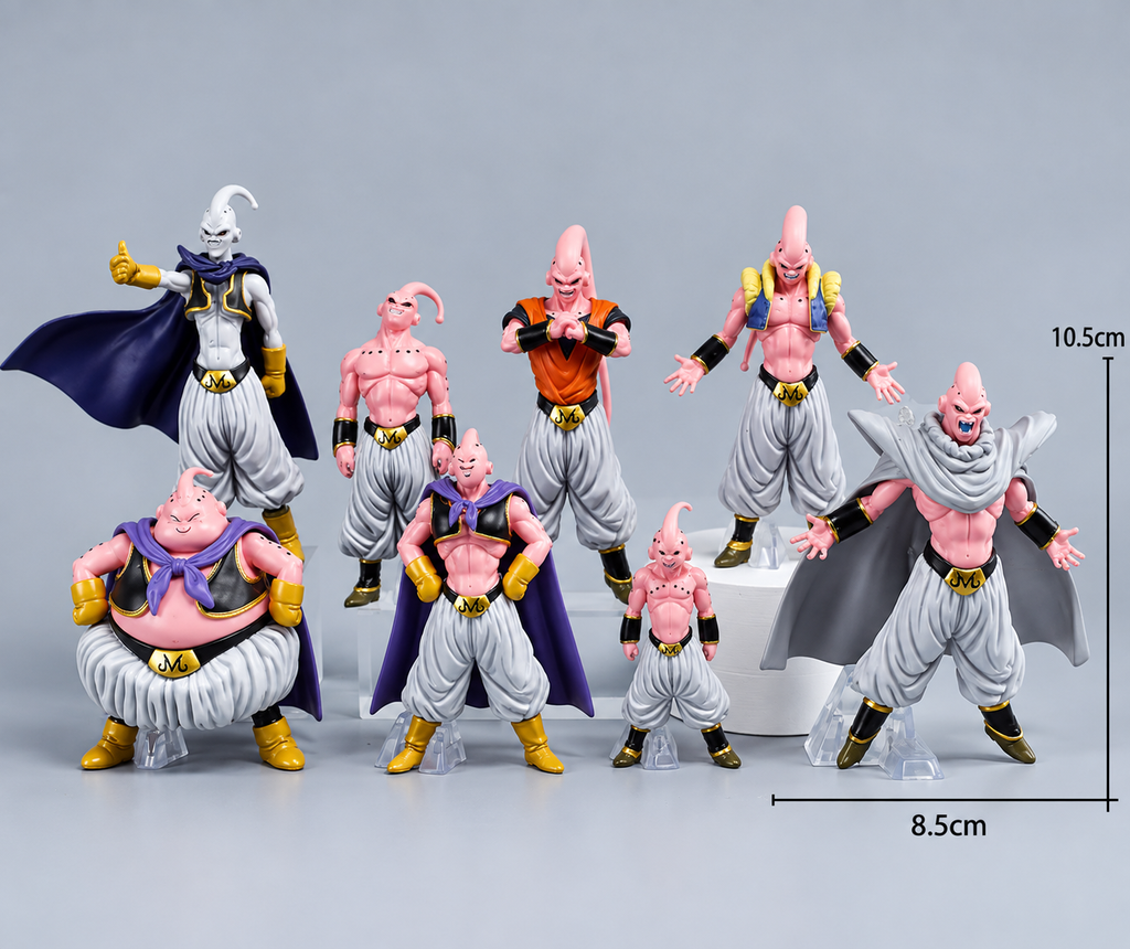 Majin Buu Fat Buu | Set 8 Figuras Dragon Ball Z PVC
