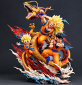 Goku, Gohan, and Shenron | Dragon Ball PVC Figure 27 cm - Bandai 1/6 Scale