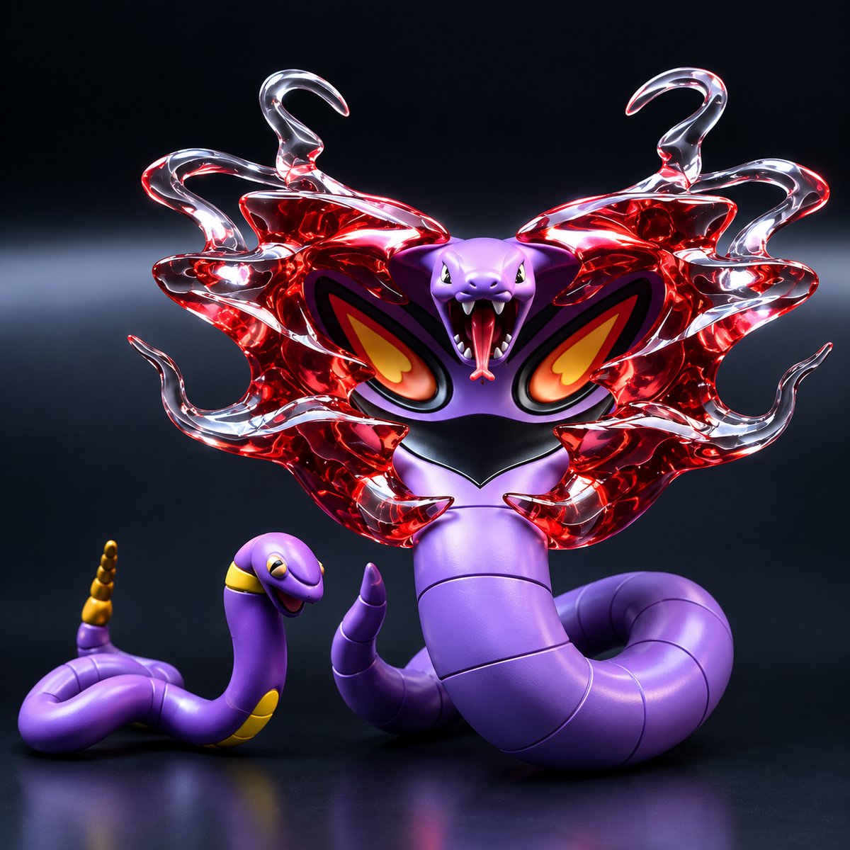 Ekans y Arbok Llamas Venenosas | Set Figuras Pokemon PVC 3-8,5 cm