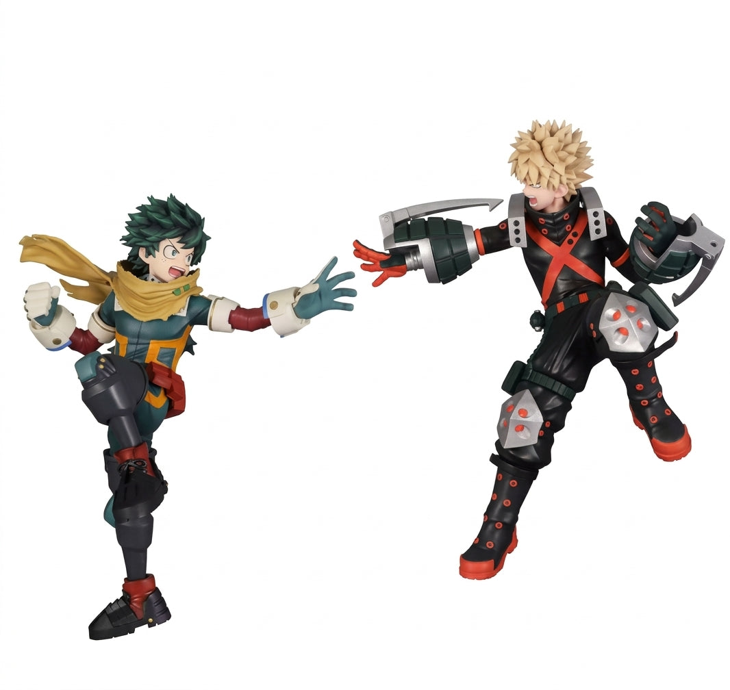 Deku y Bakugo | Set de Rivales 16 cm