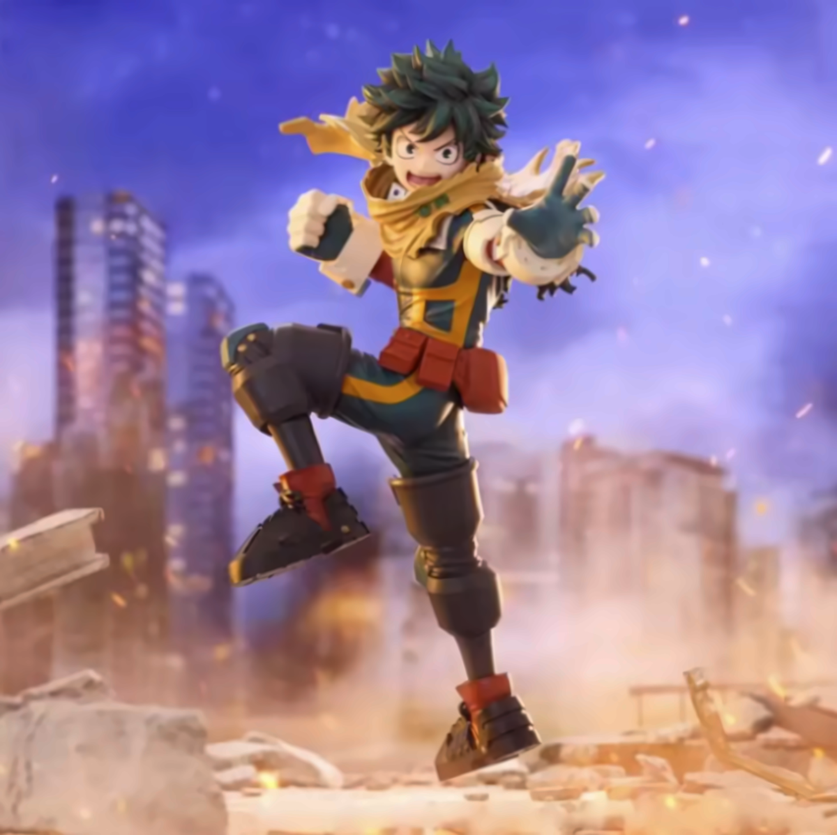 Deku Pose de Combate | Figura My Hero Academia PVC 16 cm