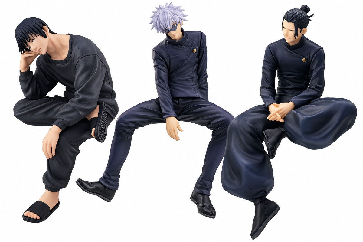 Pack de Figuras Toji Fushiguro, Satoru Gojo y Suguru Geto – 12 cm